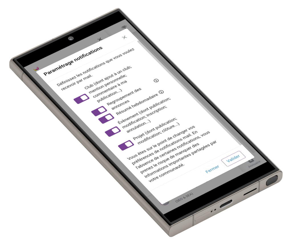 Wudo'Plateforme : système de notifications intelligent