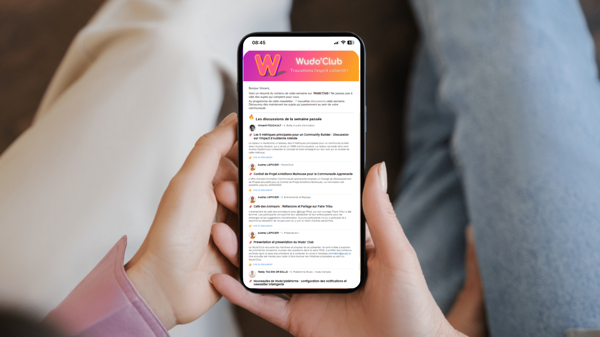 Newsletter intelligente Wudo